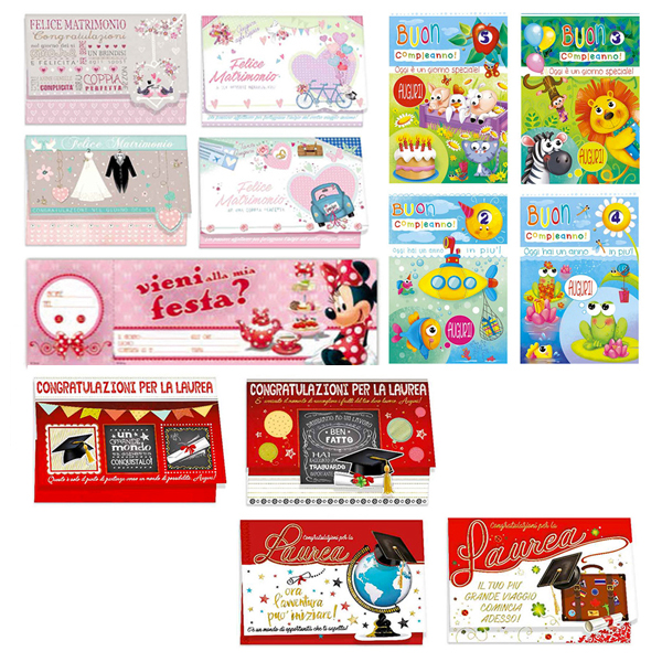 BIGLIETTI AUGURALI E PARTECIPAZIONI
